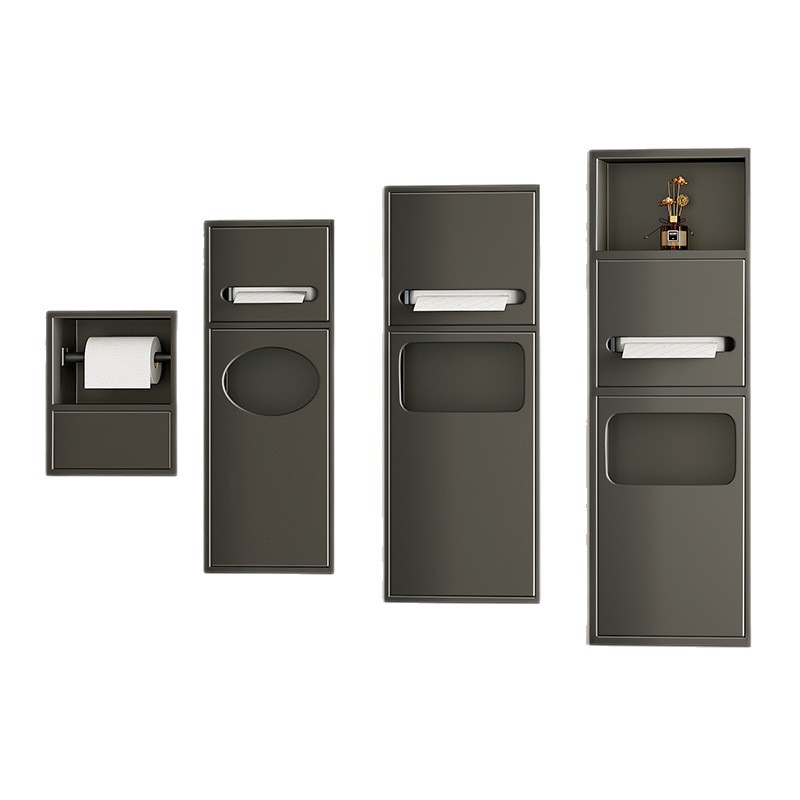 Stainless steel wall niche