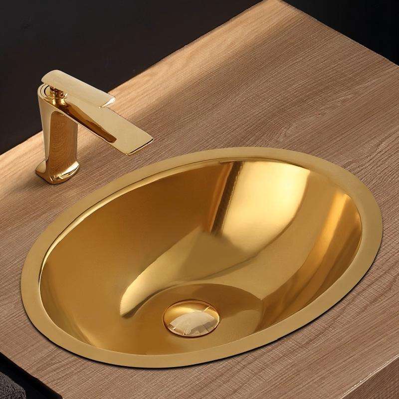 Stainless steel counter single bowl sink